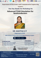 One-Day Hands-On Workshop on Advanced TCAD Simulation for Semiconductors 2026 Workshop Poster